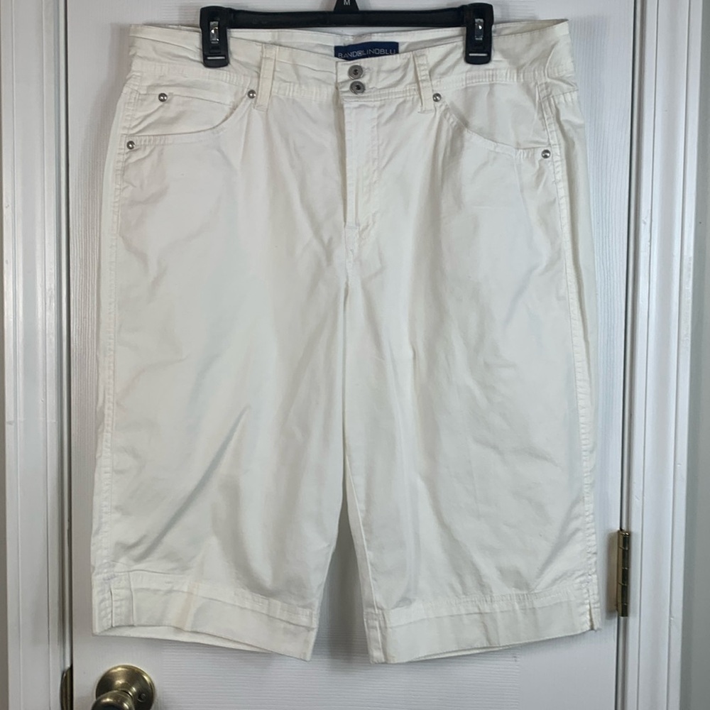 Chic Off-White Bermuda Shorts